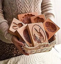 New Design Kitchen DIY Cookie Biscuit Presses Stamps Kitchen Cake Bakery Gadgets Wooden Cookie Mold for Baking