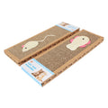 Flat Sisal cat Scratching Board Durable Fish Mouse Pattern Cat Scratcher Board Customized Interactive Cat Scratching Mat