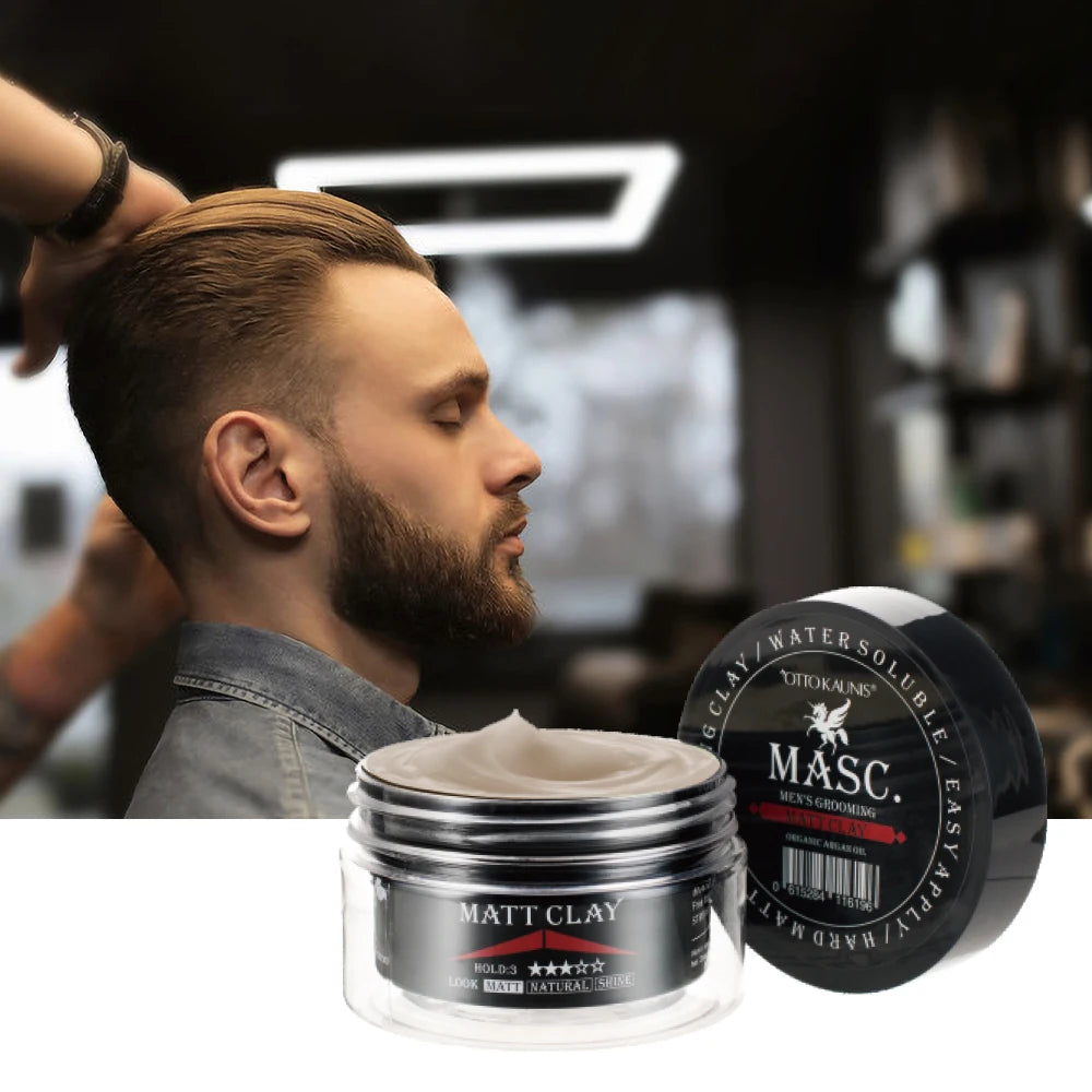 Hair Styling Product Non Greasy Natural Shine Hair Wax Matt Clay for Men
