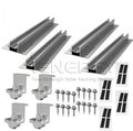 Cost Saving Short Length Metal Roof Solar Panel Railless  Mounting System Tin Roof Mount Bracket Aluminium Mini Rail