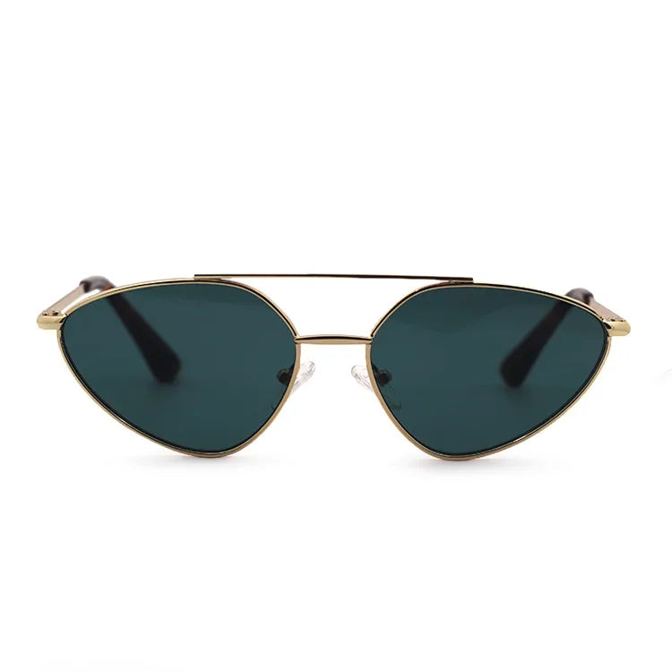 VIFF HM19320 New Fashion Double Bridge Sun Glasses Gafas Oculos Retro Men Sunglasses Women Small Oval Vintage Sunglasses