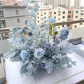 T-0366 Table Runner Garland Wedding Arrangement Flowers Rose Artificial Flower  Ball Centerpieces