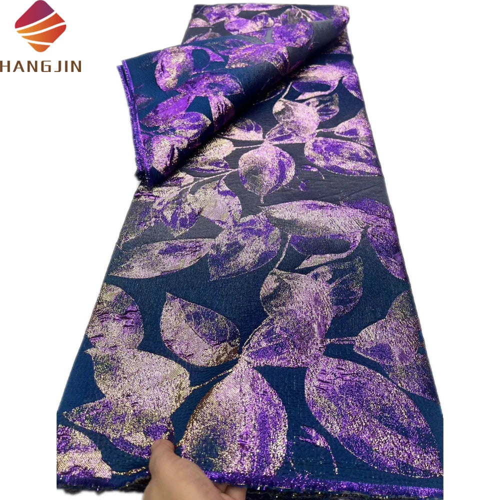 New Style French Embroidered Pattern Jacquard Brocade Material Fabrics African Organza Lace Fabric for Nigerian Party Dress