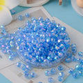 JC Crystal 500 Grams 6mm 8mm Ab Football Round Acrylic Beads for Jewelry Making Diy
