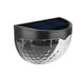 IP65 Waterproof LED Solar Wall Light 6 LEDs Light Sensor Outdoor Garden Lamp White