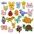 Wholesale Personalized Computerized Machine Embroidery Animal Patches for Boy Hats Cap