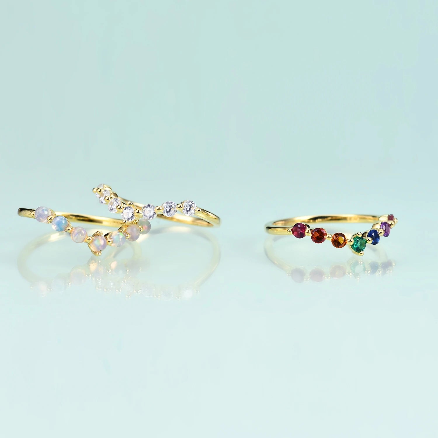 OL1024 Abiding Shield Color Retention Plating Tech 2.5mm Round Gemstone Jewelry Factory Sterling Silver Ring Wedding Band