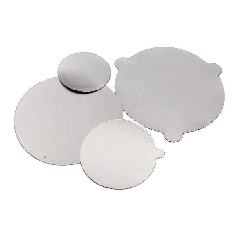 Food Grade Aluminum Foil Alloy 8011 Heat Induction Seal Liner Die Cut Custom Printing for Acrylic Cosmetic Jars