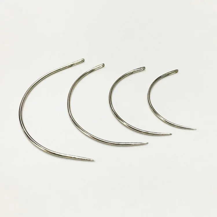 Wholesale C Type Curved Handmade Leather Needle Mattress Needles Hand Sewing Home Household Sewing Needles