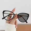 2023 New Trend Photochromic Glasses Anti Blue Light Glasses Fashion Cat Eye Glasses