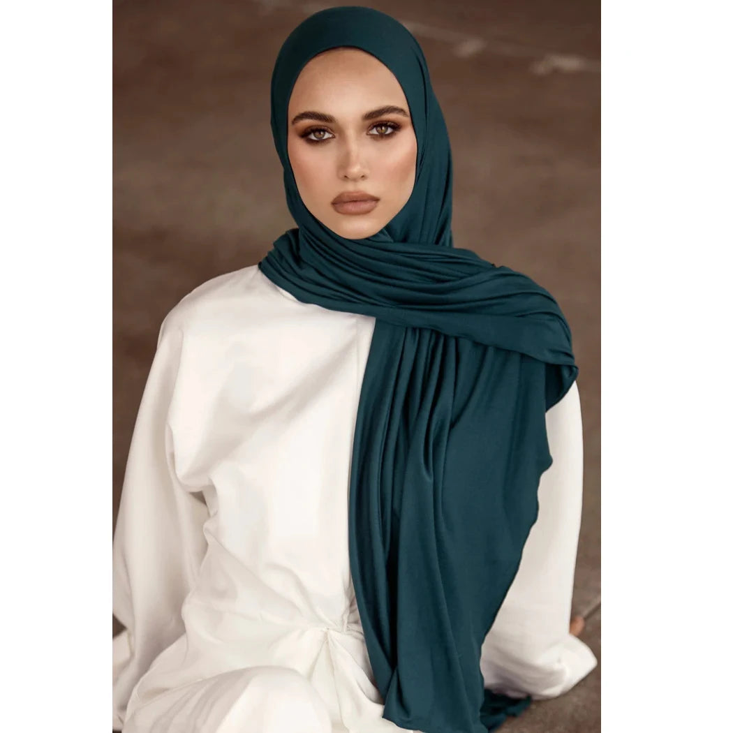 Bestella High Quality Windproof Sand Proof Scarf Ladies' Long Sweat Cloth Head Towel for Four Seasons for Middle East