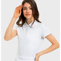 Ice Feeling Summer Equestrian Polo Shirts High Elastic Horse Riding Base Layer Shirts Quick Dry Lightweight Equestrian Tops