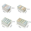 PP Board 7 Grids Underwear Organizer Dividers for Clothes Sock Bra Jeans Lingerie Storage Closet Organizers