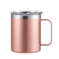FX Factory Hot Sale 12oz Gold Double Wall Stainless Steel Coffee Mug Eco Friendly Vacuum Tumbler With Cap Water Bottles