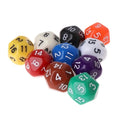 Bulk Colorful Acrylic Dice 16 Sides Polyhedral 18mm Hex D16 Dice for Bar Party Yahtzee