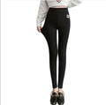 New All-Match Large Size Women's High Waist Thin Leggings Breathable Cotton Long Johns for Spring Autumn Casual Cat Pattern