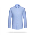 Plus Size Men Shirt 100% Cotton 80 Yarns Men Long Sleeve Ironless Professional Men's White Shirt for Work ML701