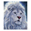 LS Full Round square 5D Diy Diamond Painting Colorful Animal lion Diamond Embroidery for Home Decor