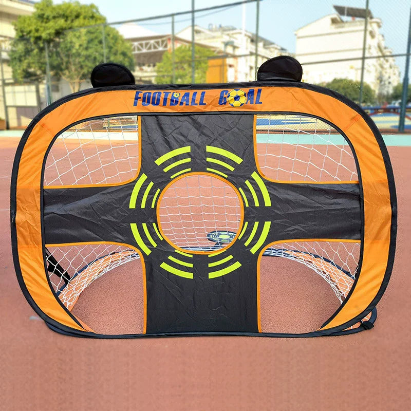LXY-N10037 2-in-1 Foldable Multifunctional Soccer Training Goal Net for Children's Football & Soccer