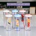 JN05 Hot Sale High Level  Wholesale Female Student Net Red Summer Juice Cup Straw Cup Plastic Cup Water Bottle