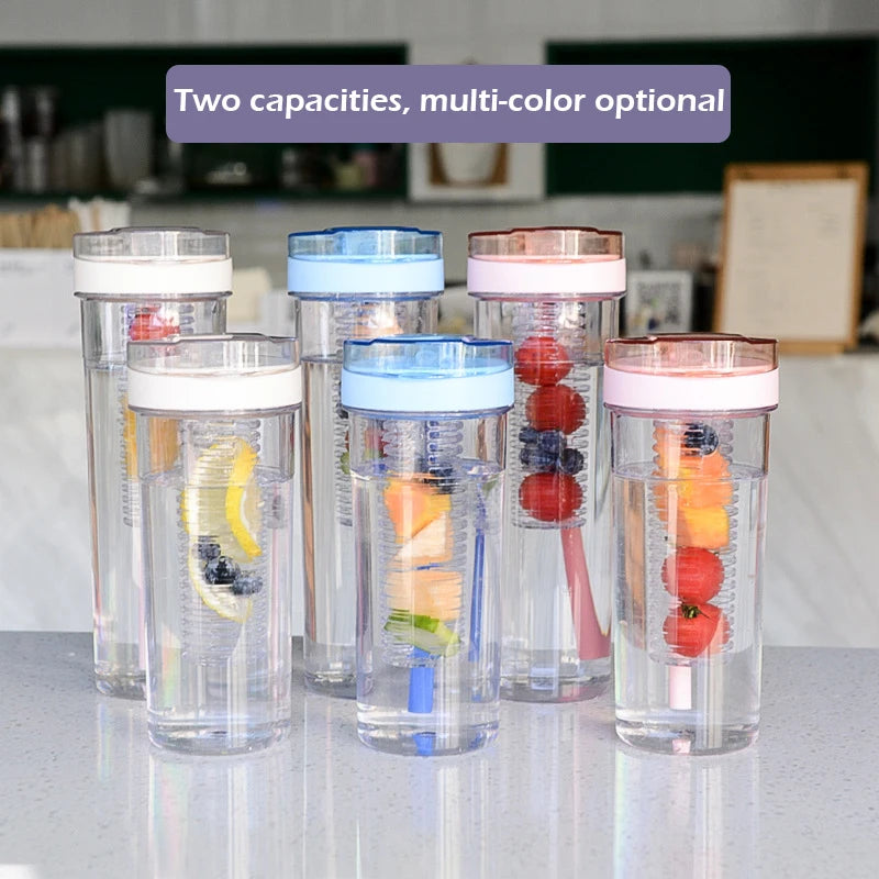 JN05 Hot Sale High Level  Wholesale Female Student Net Red Summer Juice Cup Straw Cup Plastic Cup Water Bottle