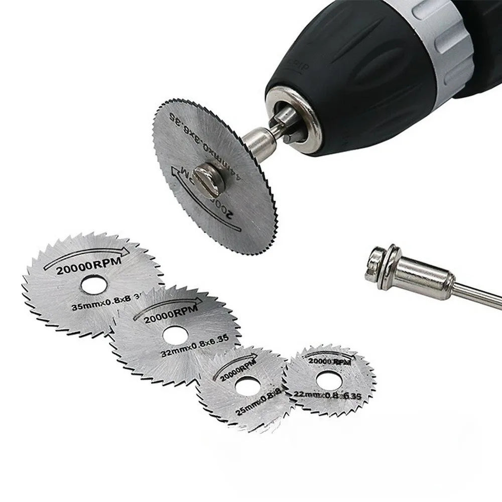 Yunbei 7PCS High Speed Saw Disc Mini Circular Electric Sharpening Mini Wood Cutting Blades Saw Blades Set of Hardware Tools
