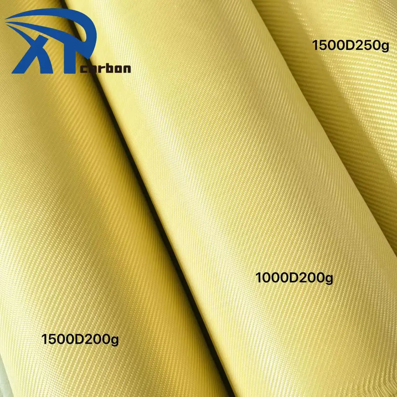 Hot Selling Cut Resistant Aramide Fabrics 1000D 200g Twill for Firefighter Car CAT Black Red Woven Kevlars Fabric Yellow Aramid