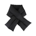 Autumn and Winter Velvet Down Scarf New Cross-Filled Solid Color Long Warm Collar with Plain Neck Length Long