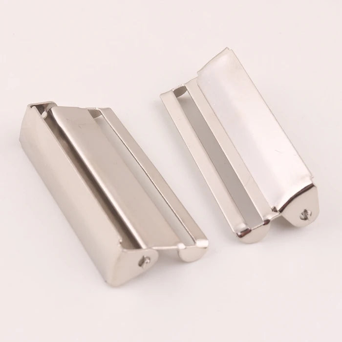 Factory Wholesale 2 Inch Metal Garment Suspender Buckle Overalls Adjustable Buckle
