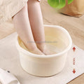 Portable Adult Elevated Foot Bath Basin Collapsible Eco-Friendly PP Plastic 26cm Thickened Household for Bathroom Use