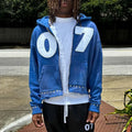 Custom Logo Rivet Decorative Distressed Trims Pullover Hoodie Embroidery Patches Oversized Regular Fit Men 100% Cotton Terry