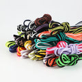 AJ1 Casual Macaron Small White for Shoelace Two-Color Mandarin Duck Flat round Laces Wholesale Polyester Stock