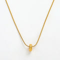 Joolim 18k  Gold Necklace Non Tarnish Dainty Pendant Necklace Delicate Stainless Steel Necklace for Women