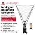 Hot Sale Remote Control Basketball Shooting Machine Training Basketball Rebounding Machine