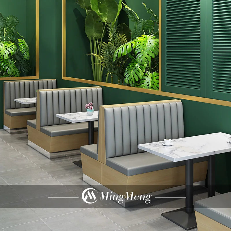 Guangzhou Mingmeng Japanese Restaurant Furniture Restaurant Chairs and Table Set Guanghzou Mingmeng Luxury Restaurant Sets