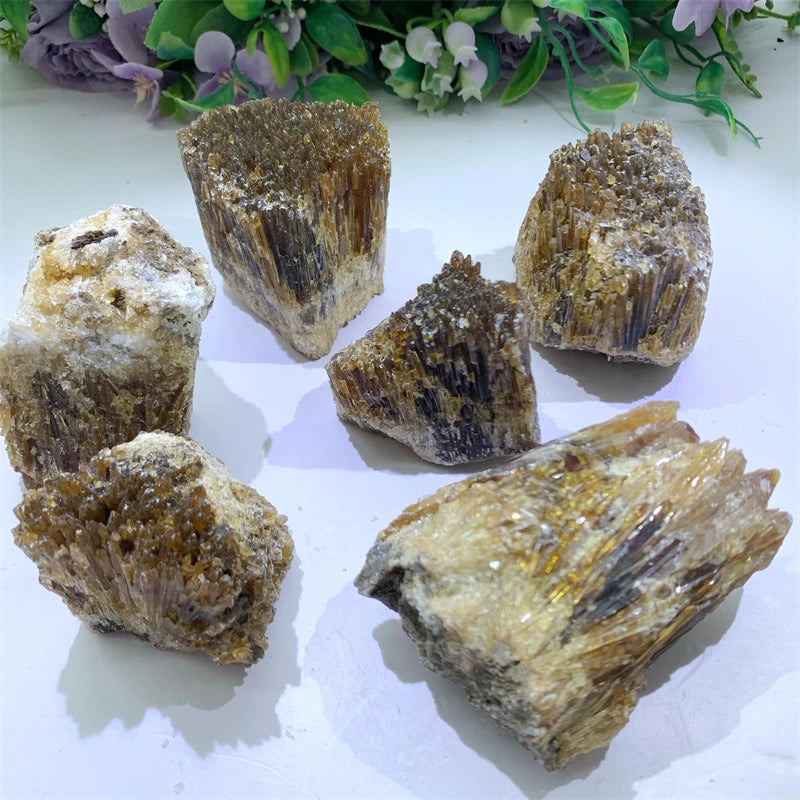 Wholesale Crystal Crafts Unique Spiritual Products Amber Calcite Specimen for Gifts