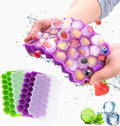 Silicone Ice Cube Tray  Hot Silicone  Ice Maker Mold 37 Grid for Home to Make Ice Cube Trays Bucket Tools