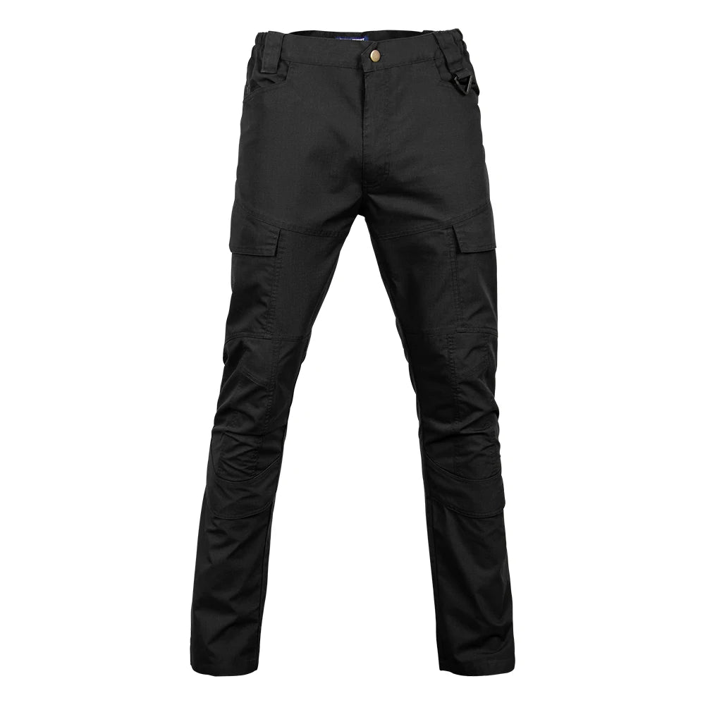 2025 Newly Design Six Pocket Straight Plain Dyed Mid Waist Tactical Cargo Pants for Men Wholesale Price Light Weight Unique