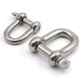 Discount Marine European Type 304/316 Stainless Steel Silver Polished Anchor D Shackle Dee Shackle Precision Casting Safety Bolt