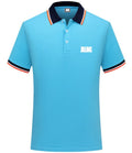 Polyester/cotton Men's Casual New Stylish Short Sleeve Dress Polo Shirt with Button