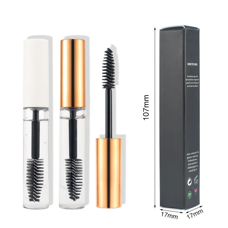 Wholesale Eyebrow Tinted Growing Gel Transparent Long Lasting Waterproof Halal Hold Eyebrow Setting Styling Gel Private Label