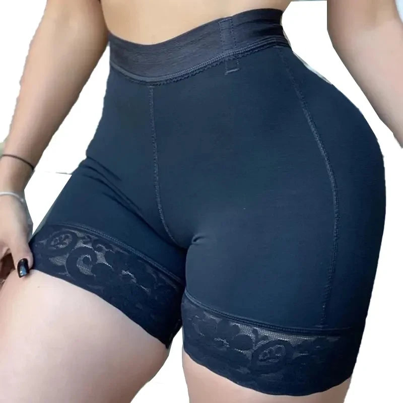 High Compression Slimming Waist Butt Lifter Tummy Control Waist Support Fat Compression  Control Panties Fajas Plus Size Girdle