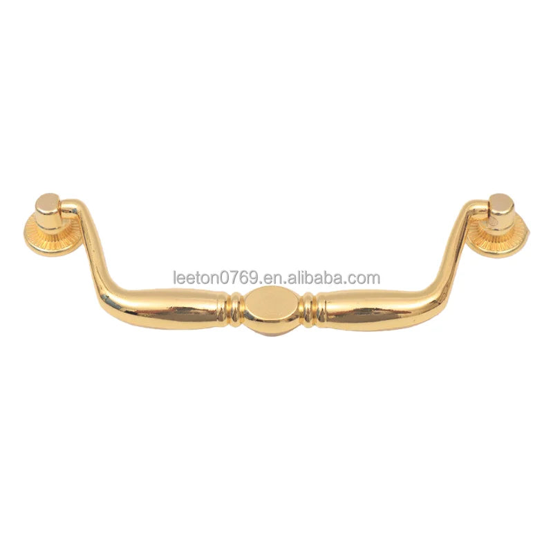 Stock Supply Box Accessories 150 X 48mm Large Sized Good Quality Shiny Gold and Shiny Silver Metal Handle for Jewelry Boxes