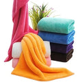 Microfiber Embroidery Weft Brushed Bath Towel Good Water Absorption Quick-drying 400gsm Super Absorbent Car Cleaning Bath Towel