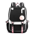 Large Capacity Casual Korean Style Cross-Border  High School Student Backpack Pure Color Simple Multi-Layer Computer Bag
