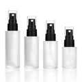 Glass Wholesale 200ml 150ml 120ml 60ml 80ml Black Pump Bottle for Hair Spray 2oz 1oz Frosted clear Glass Spray Bottle Pump