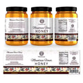 Personalized Biodegradable Honey Jar Sticky Roll Labels for Food Containers and Bottles