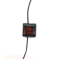 Custom Name Logo Eco-Friendly Sustainable Hang Tag String Fastener ABS Plastic Epoxy for Suitcase Bags Shoes Garments
