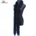 50G Thick and Fluffy Boas Marabou Feather White Turkey Feather Boa for Carnival Festival Wedding Home Party Decorations