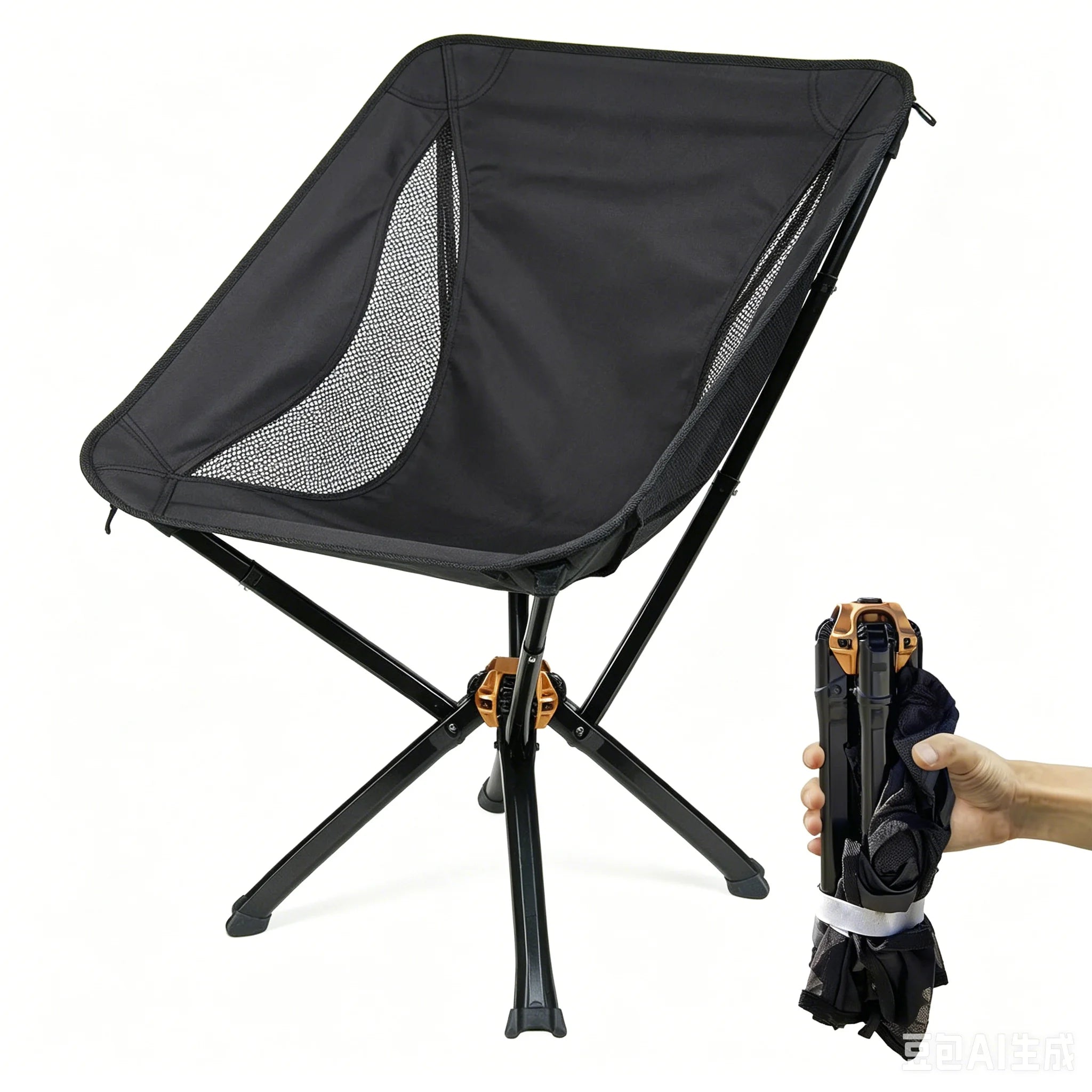 Outdoor Camping Portable Fishing Chair Lightweight Aluminum Relax Automatic Ejection Folding Outdoor Furniture